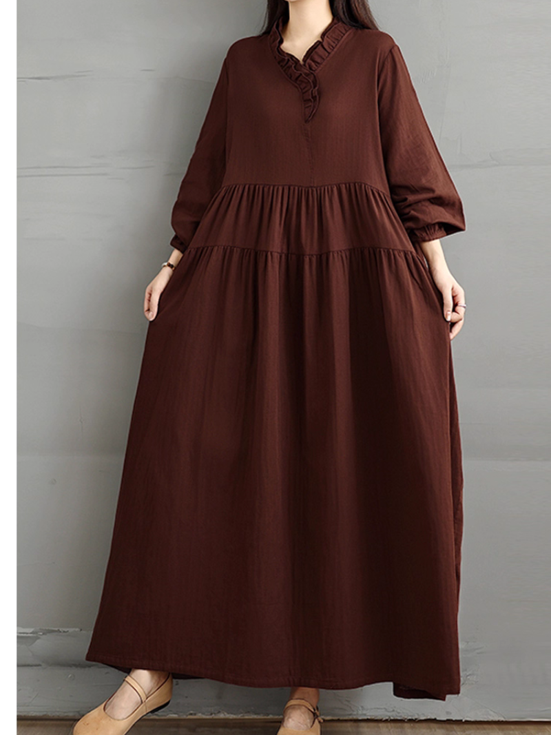 Women's All-Season Lightweight Everyday Wear Smock Dress