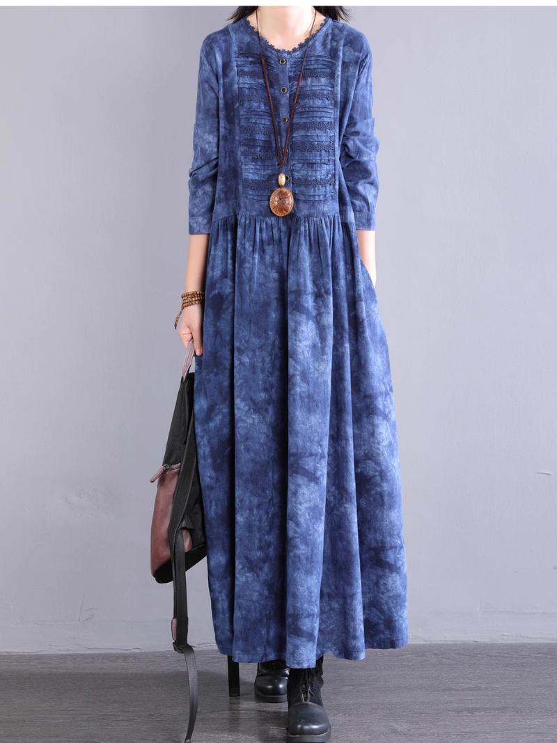 Women's Summer Beautiful Unique Style Pleated A-Line Dress
