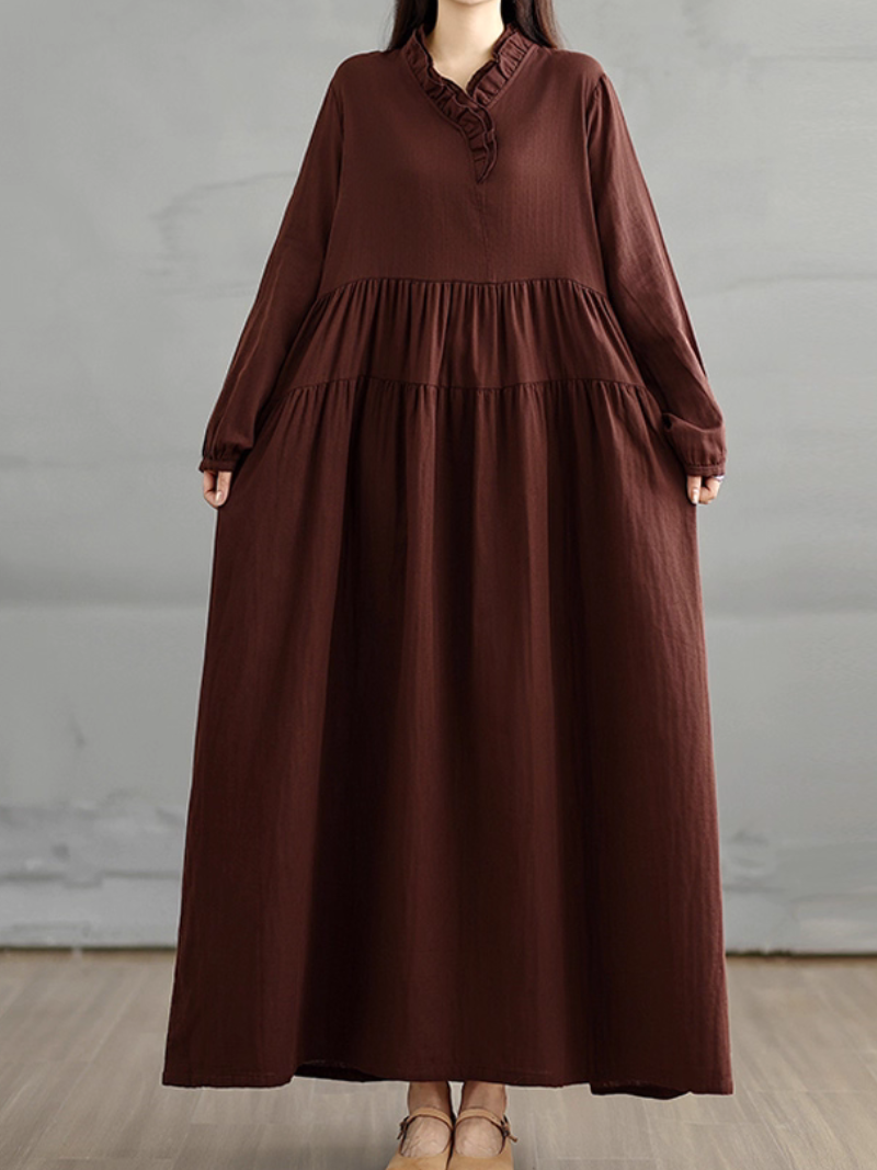 Women's All-Season Lightweight Everyday Wear Smock Dress