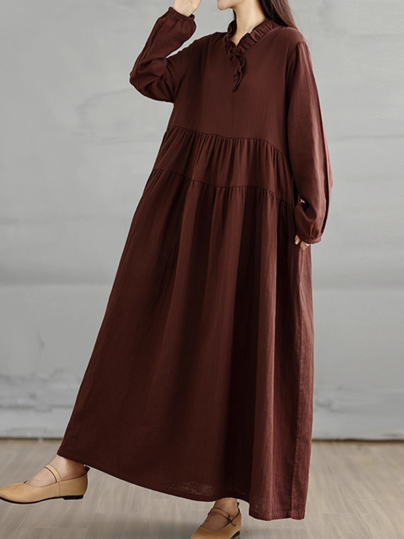 Women's All-Season Lightweight Everyday Wear Smock Dress