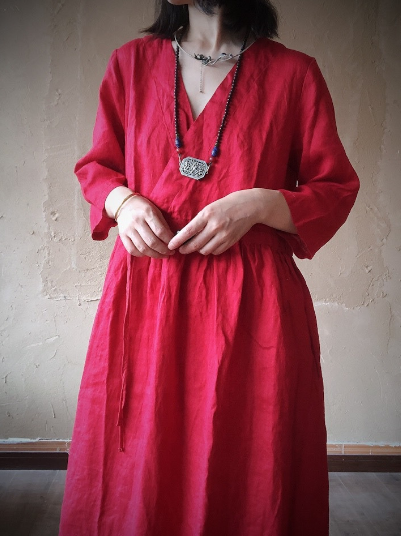 Women's Beauty and Comfort Mid-Length Smock dress