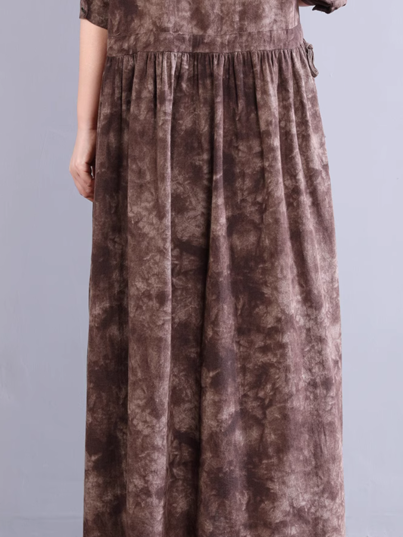 Women's Summer Beautiful Unique Style Pleated A-Line Dress