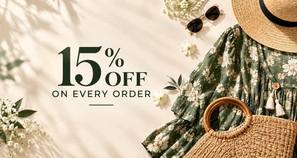 Enjoy 15% Off Across Your Entire Order