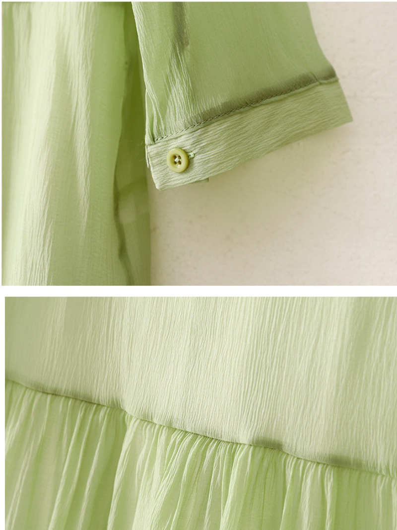 Women's  Party Wear Soft & Charm Gradient Fairy Smock Dress