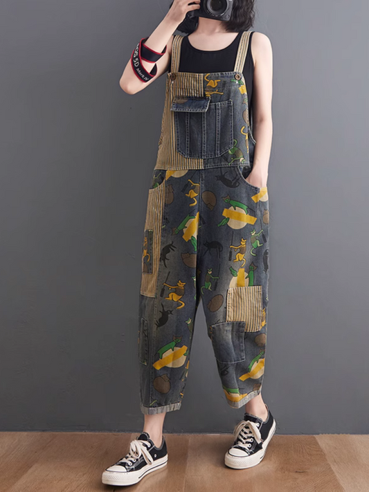Women's Large Size Dungaree