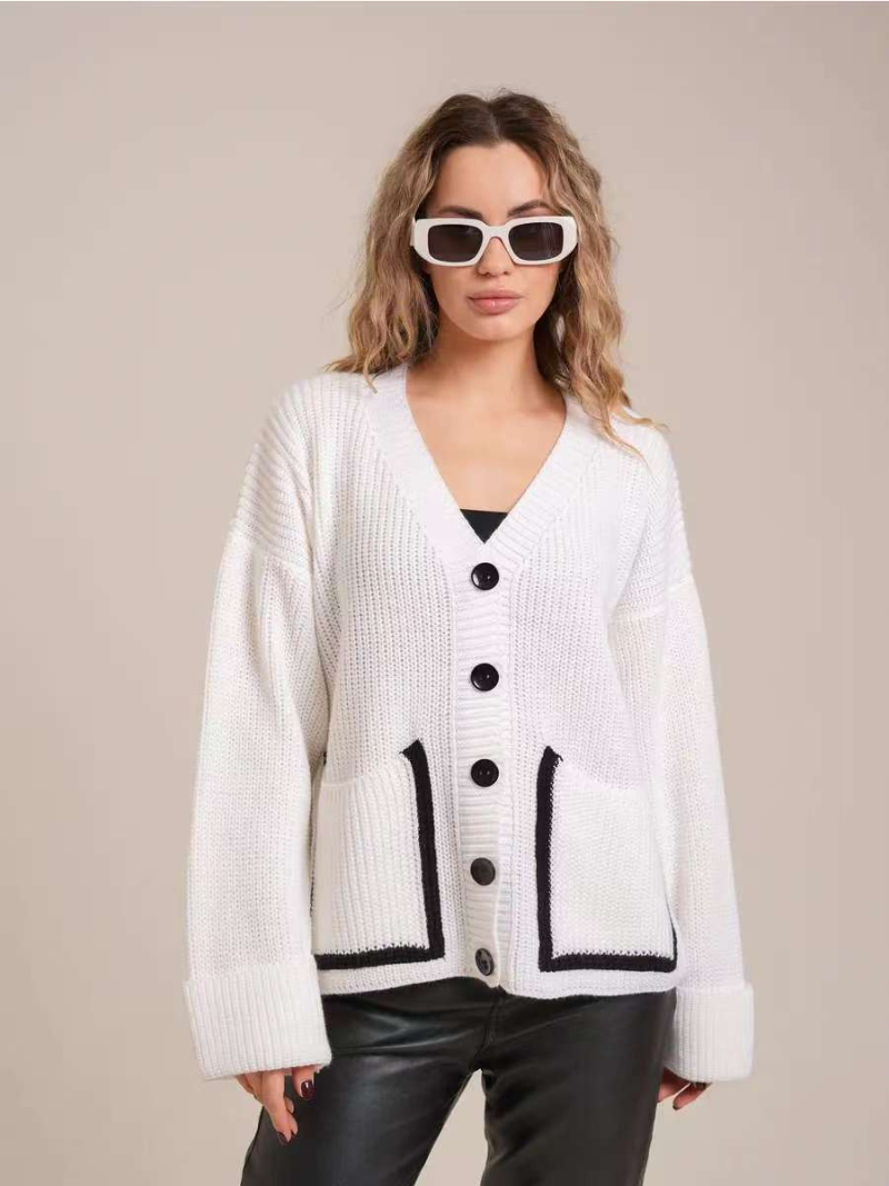 Cardigan léger d'automne et de printemps pour femmes, bureau et