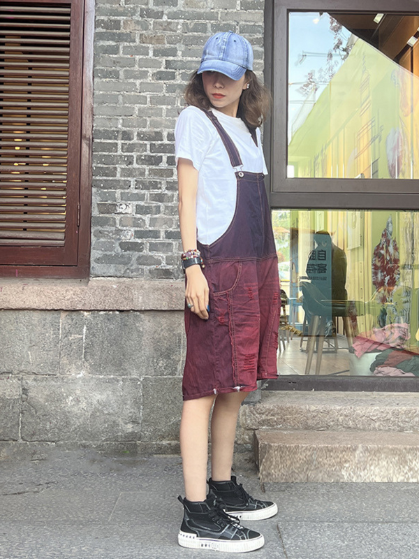 Comfy Summer Loose Fit Denim Overalls for Women | Eva Trends