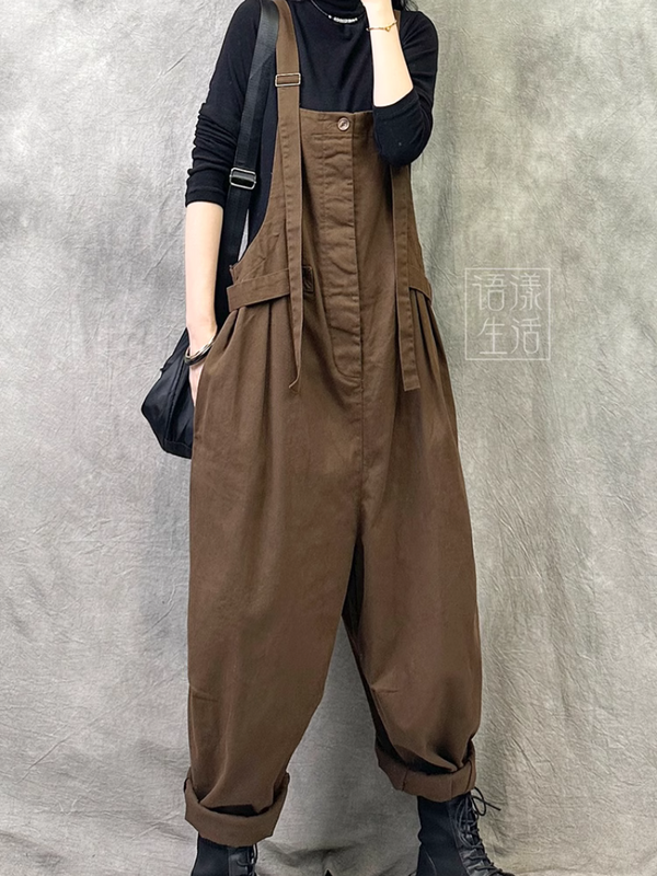 Women's Coffee Dungaree