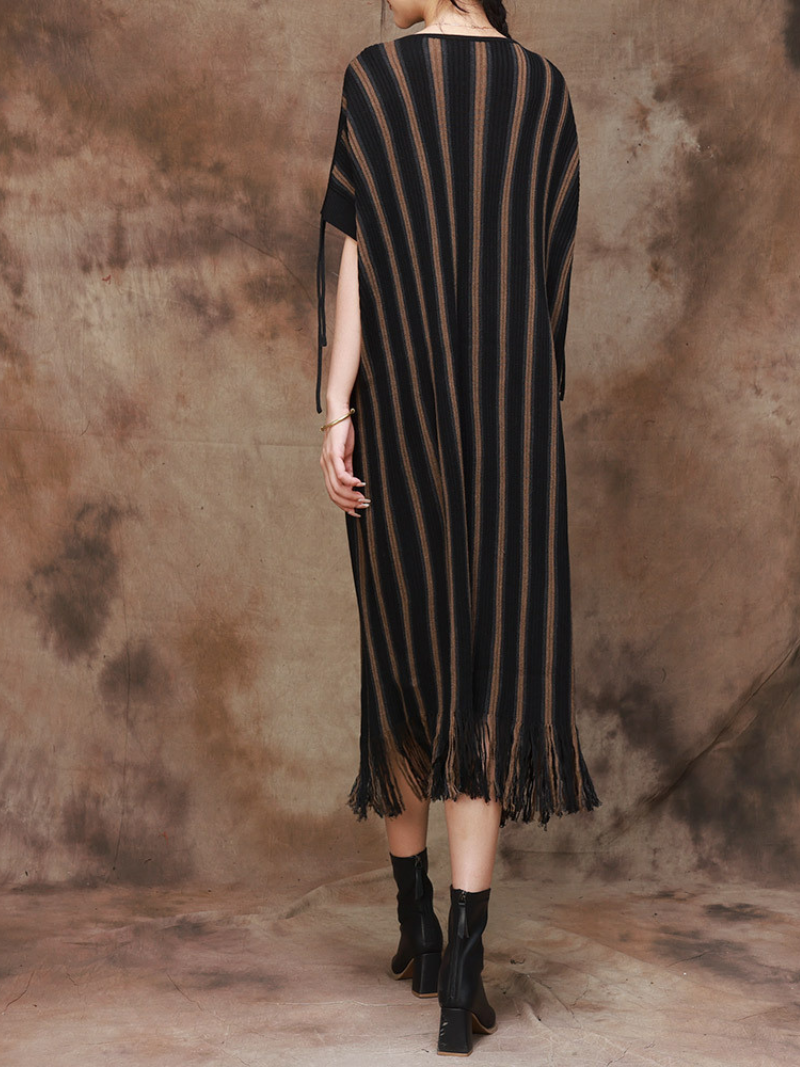 Women's  Striped Midi Dress