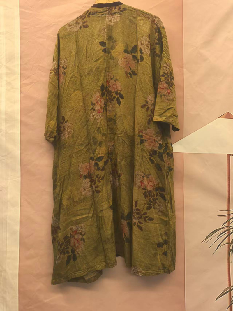 Women's Summer Cool & Comfy Printed  Loose Cardigan Dress