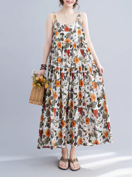 Women's White A-Line Dress