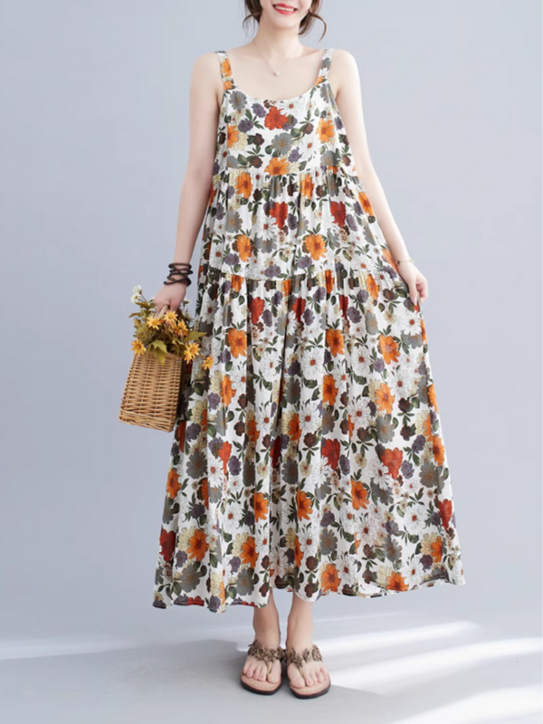 Women's White A-Line Dress