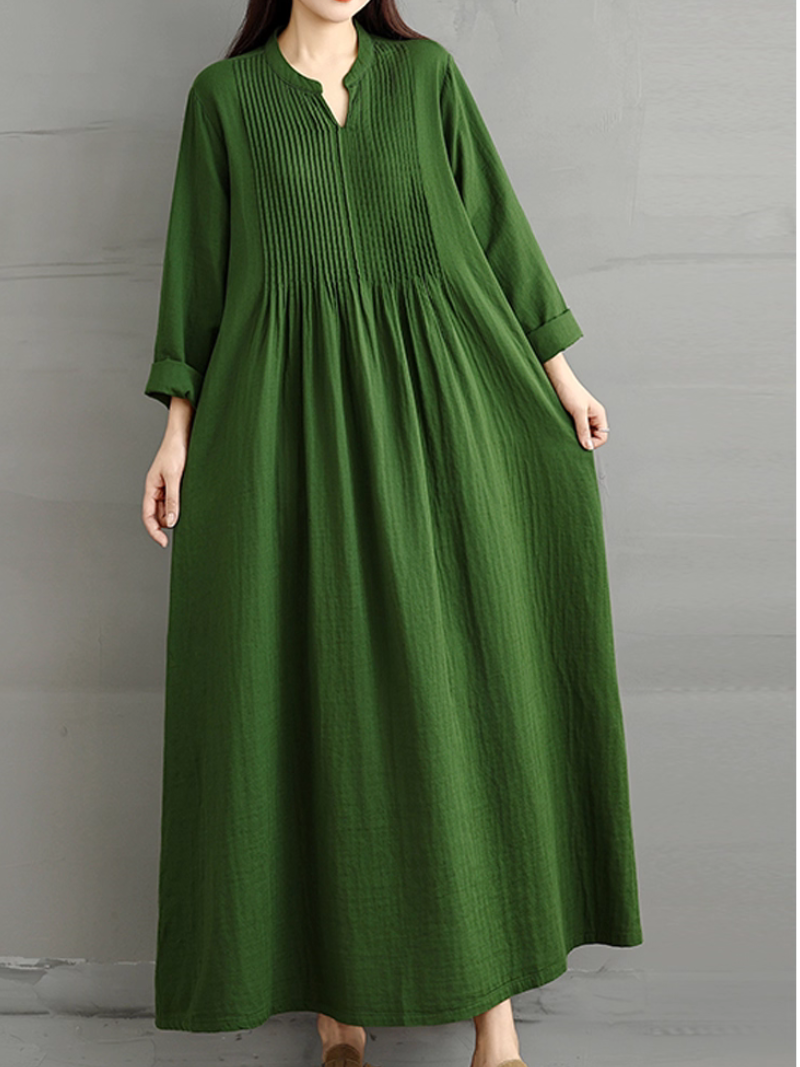 Women's Summer & Spring Classic Loose Waist  Smock Dress