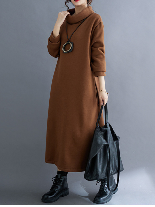 Women Collar A-Line Dress