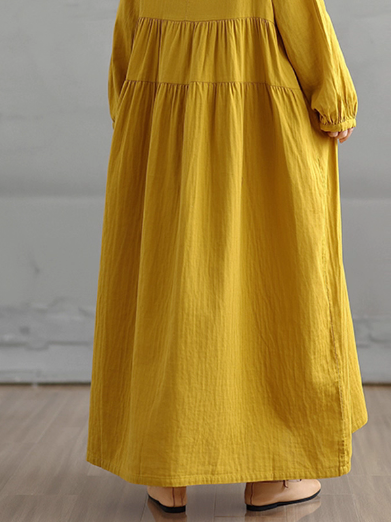 Women's spring & Summer asual Outings Long Smock Dress