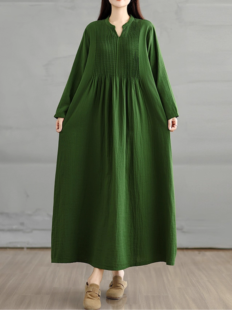Women's Summer & Spring Classic Loose Waist  Smock Dress