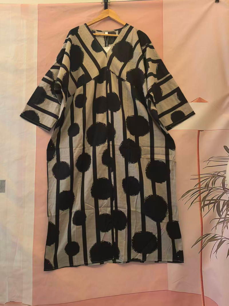 Women's Summer Trendy Party Wear Loose Kaftan Dress