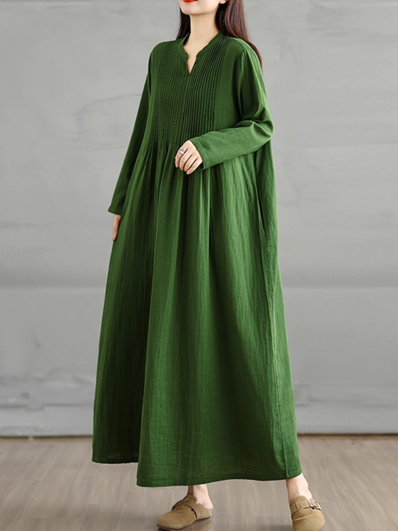 Women's Summer & Spring Classic Loose Waist  Smock Dress