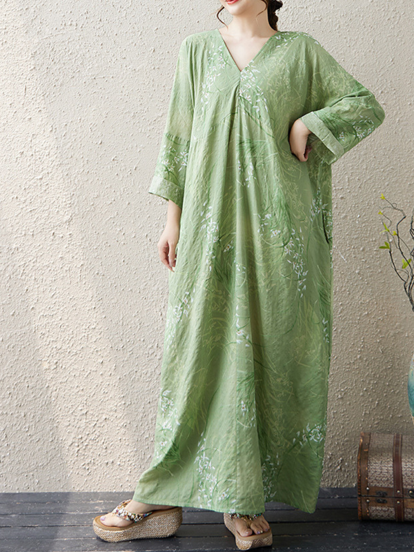 Women's Loose Kaftan Dress