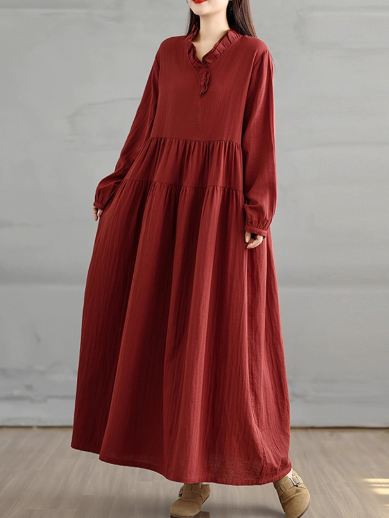 Women's Summer & Spring Comfort and Stylish Long Smock Dress