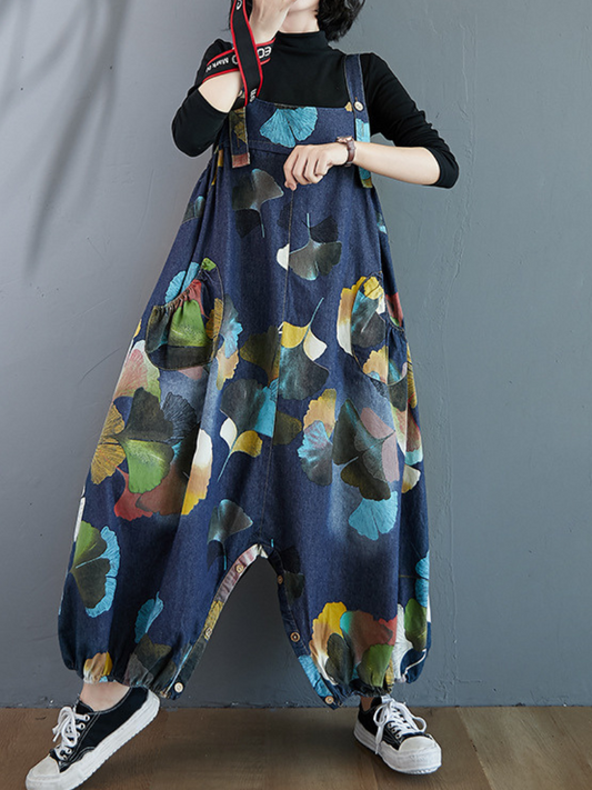 Stylish Women's Printed Salopettes