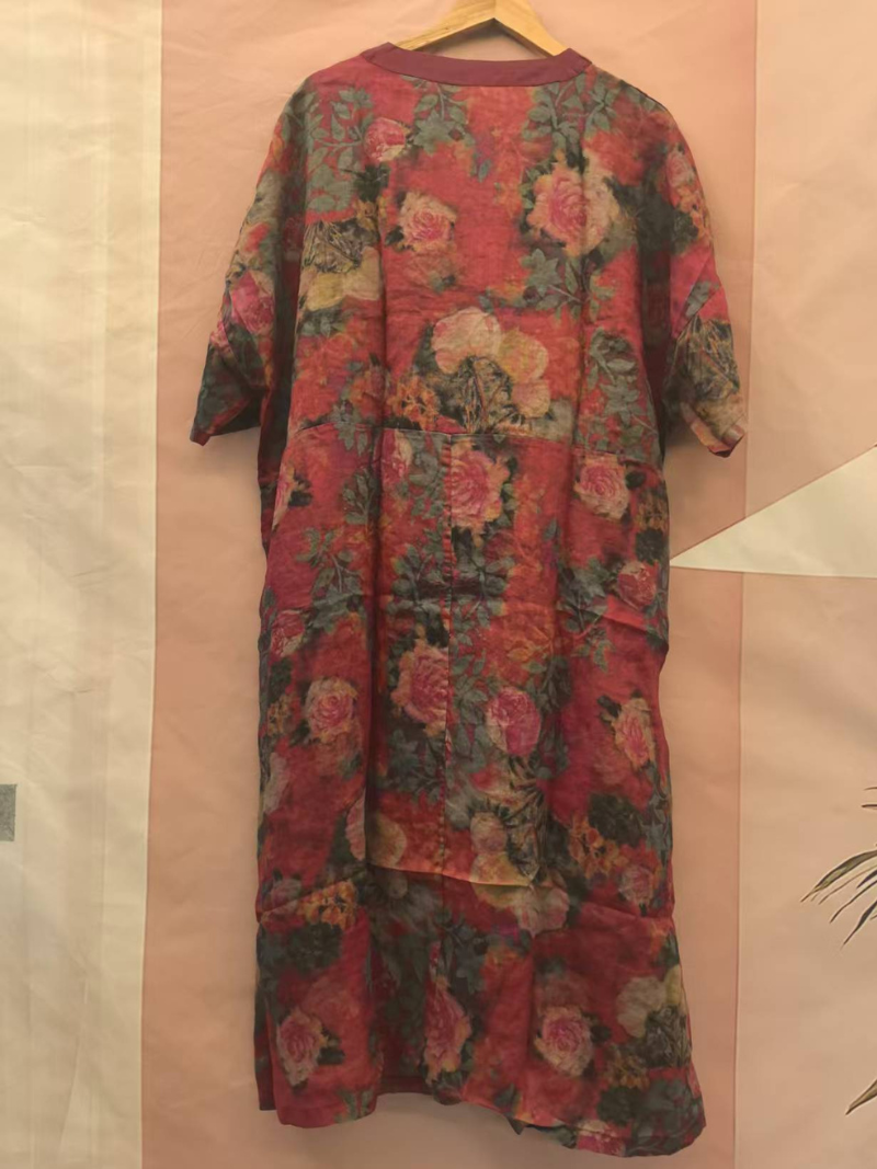 Women's Summer Stylish Relaxed Loose Printed Dress