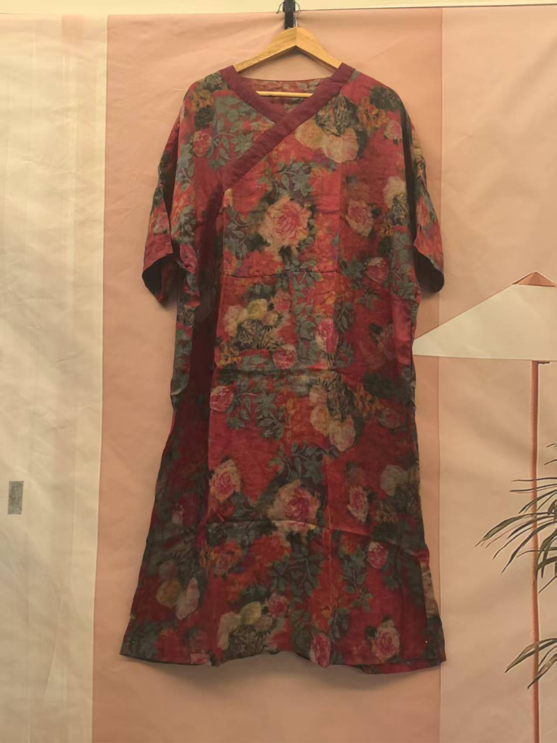 Women's Summer Stylish Relaxed Loose Printed Dress