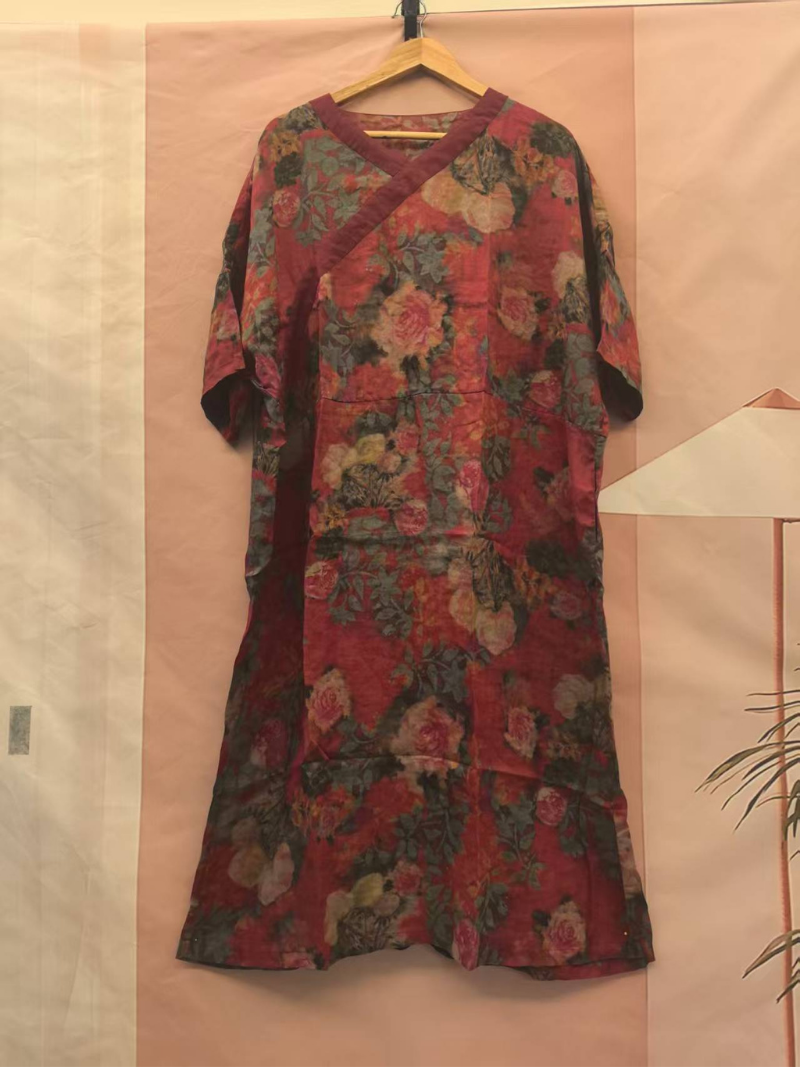 Women's Summer Stylish Relaxed Loose Printed Dress