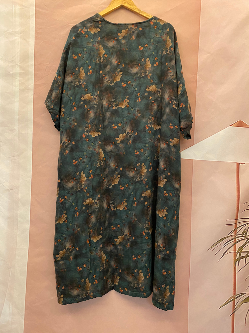 Women's Printed Loose Cardigan