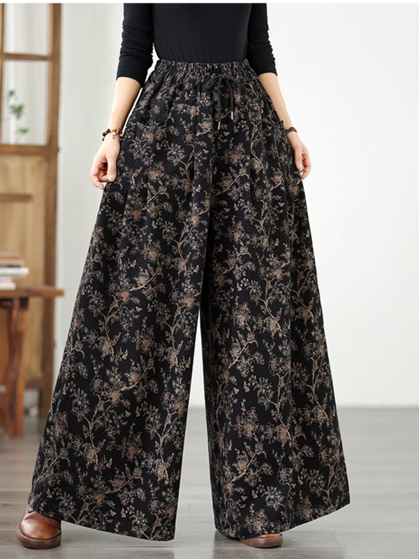 Women’s Stylish Relaxed & Basic Printed Loose Bottom