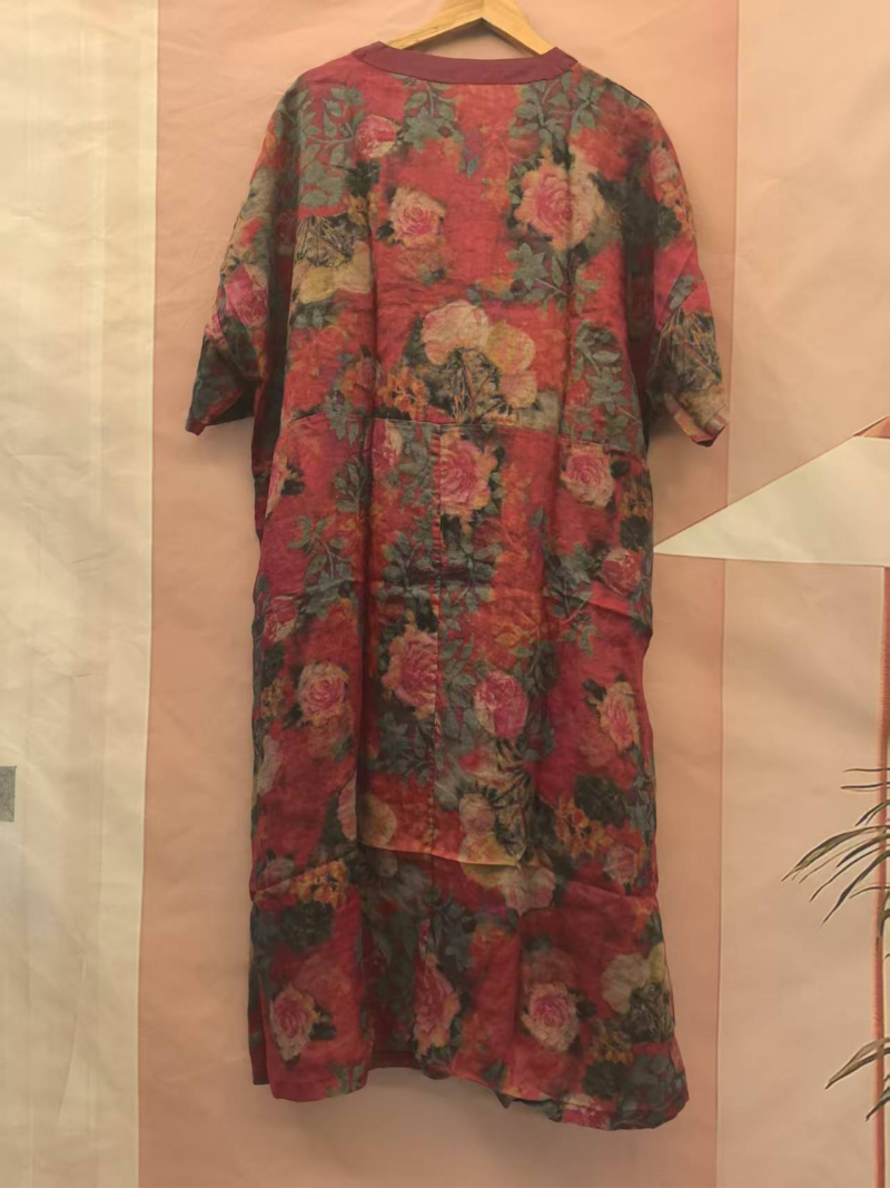Women's Summer Stylish Relaxed Loose Printed Dress