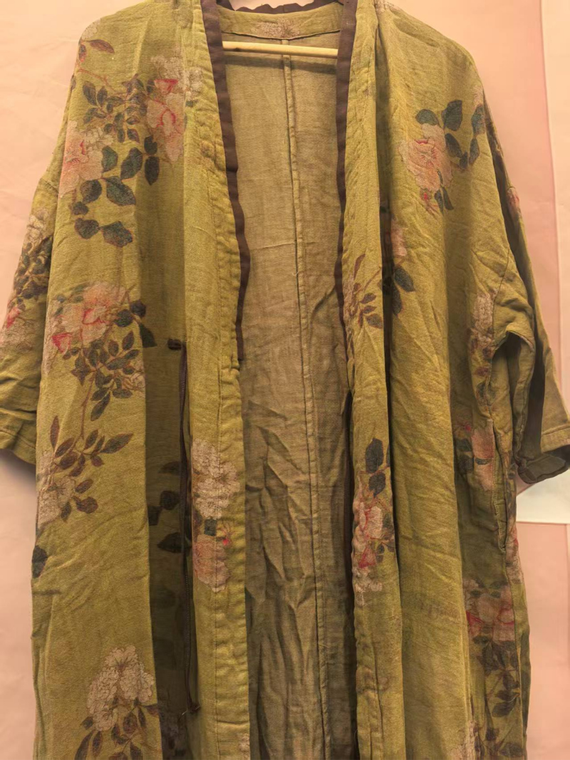 Women's Summer Cool & Comfy Printed  Loose Cardigan Dress