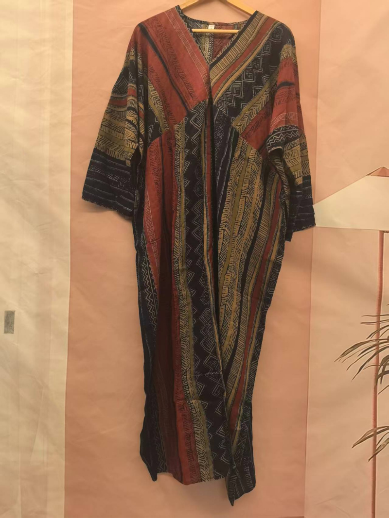 Women's Summer Perfect Printed Loose Kaftan Dress
