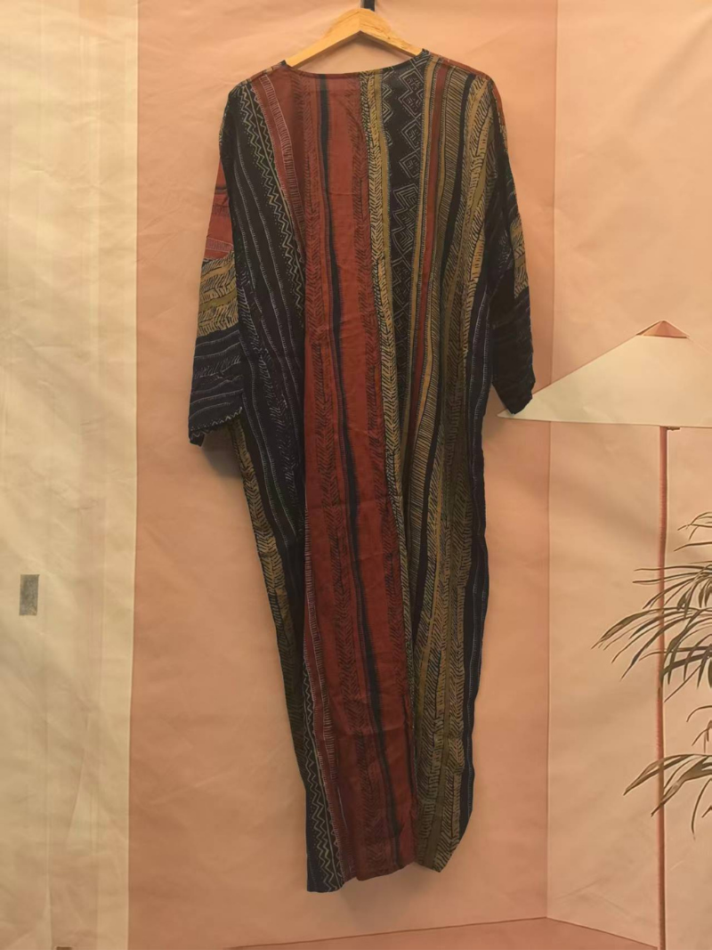Women's Summer Perfect Printed Loose Kaftan Dress