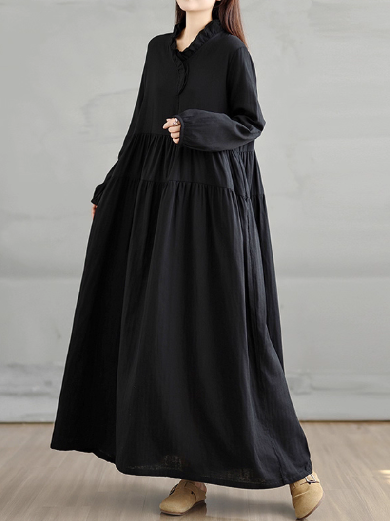 Women's Summer Soft & Stylish Side Pockets Smock Dress