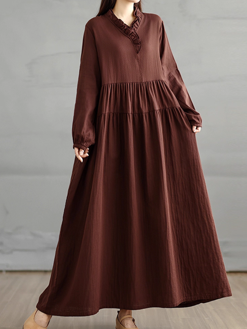 Women's All-Season Lightweight Everyday Wear Smock Dress