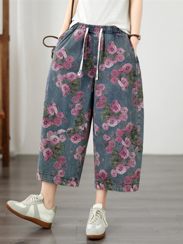 Weekend-Ease Denim Culottes — Flattering, Flowy Wide-Leg Pants for Everyday Joy