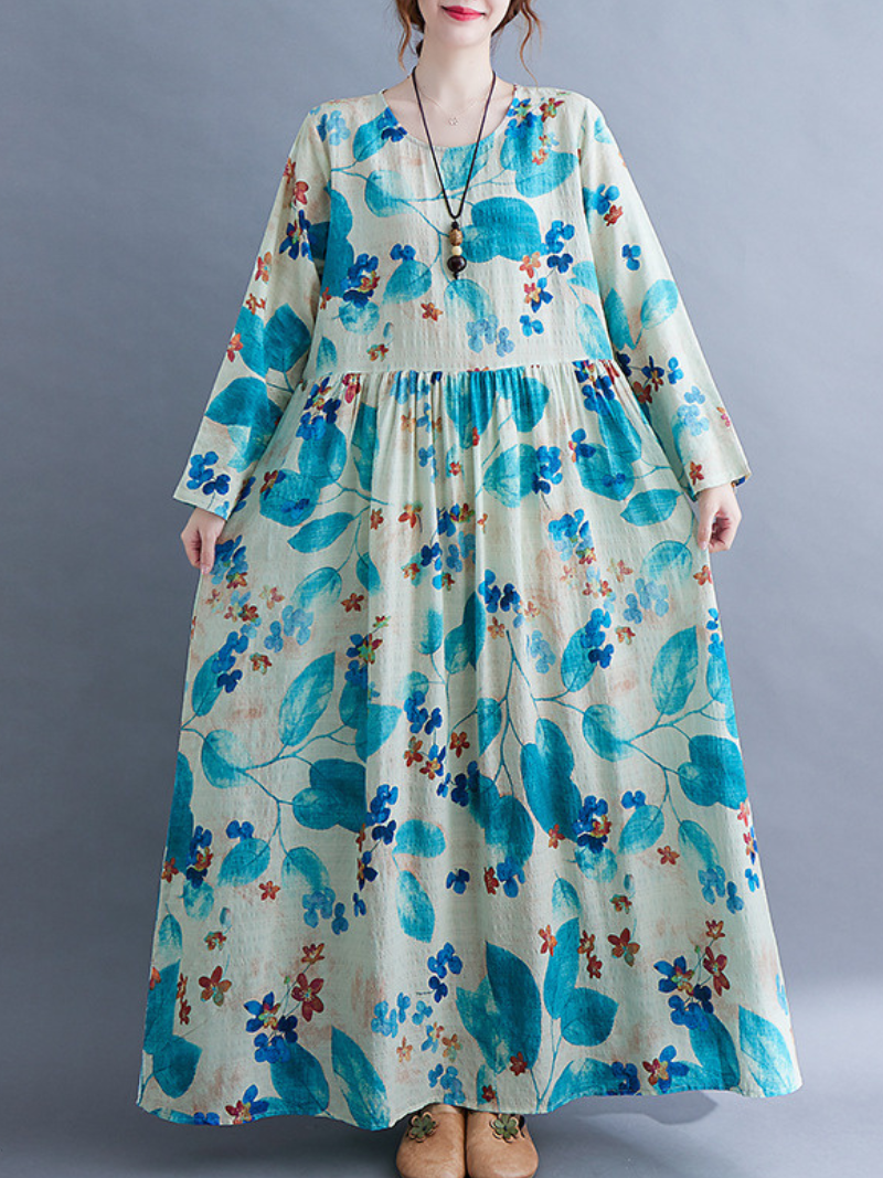 Sunlit Strolls Maxi Dress Flowy Cotton-Linen, Effortlessly Flatterin Eva Trends Sunlit Strolls Maxi Dress Flowy Cotton-Linen, Effortlessly Flatterin Eva Trends