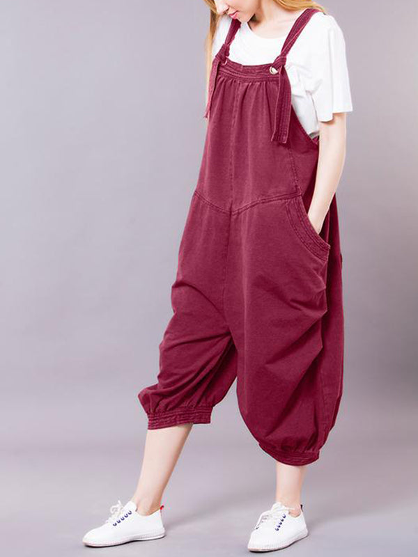 Red Women's Casual Romper