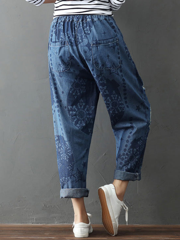 Pantalones de algodón rotundos de WOW