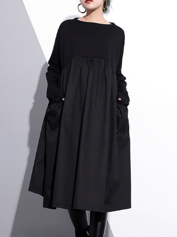 Vestido de cañería de peplum de actitud rara