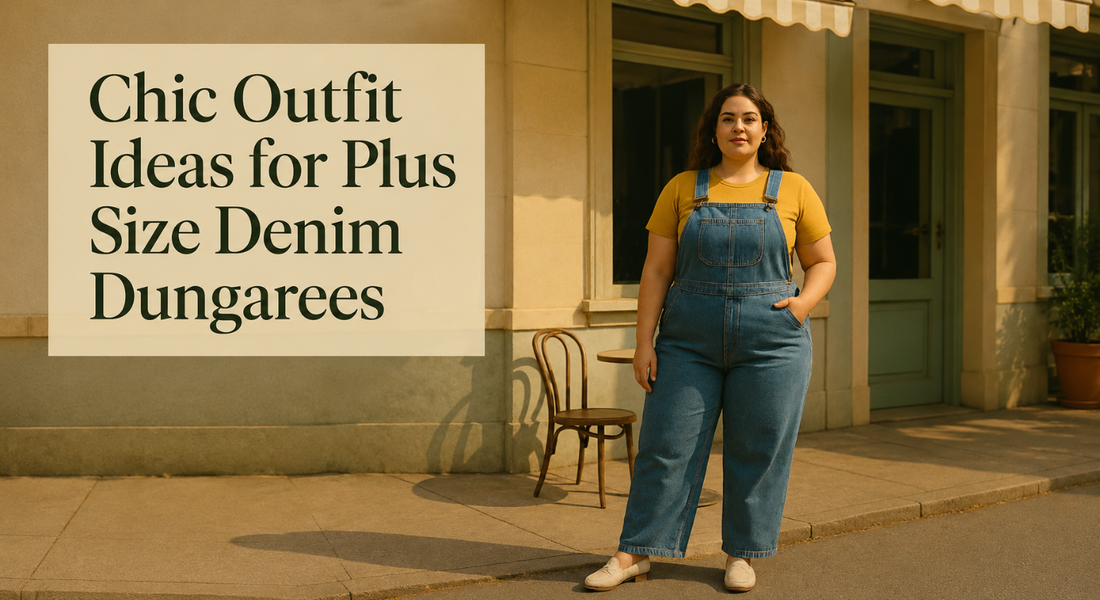 plus size denim dungaree dress for women