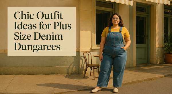 5 Chic Outfit Ideas with Women’s Plus Size Denim Dungarees