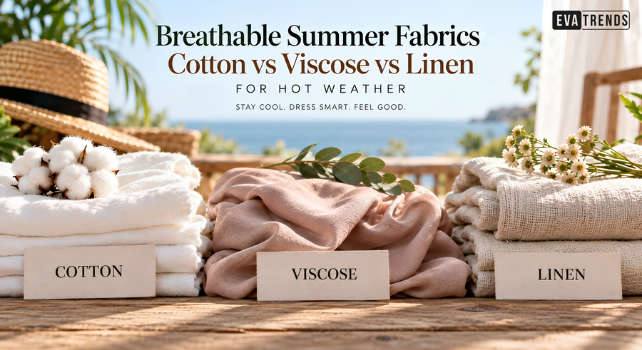 Breathable Summer Fabrics: Cotton vs Viscose vs Linen for Hot Weather