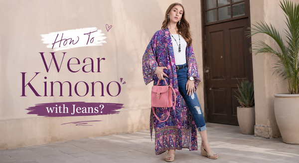 How To Wear Kimono with Jeans?