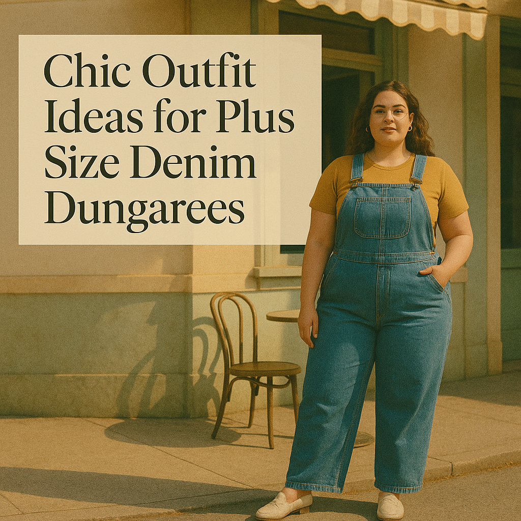 5 Chic Outfit Ideas with Women’s Plus Size Denim Dungarees