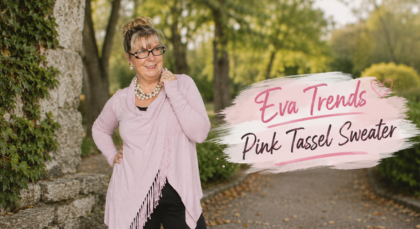 Eva Trends Pink Tassel Sweater