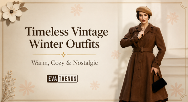Timeless Vintage Winter Outfits: Warm, Cozy & Nostalgic