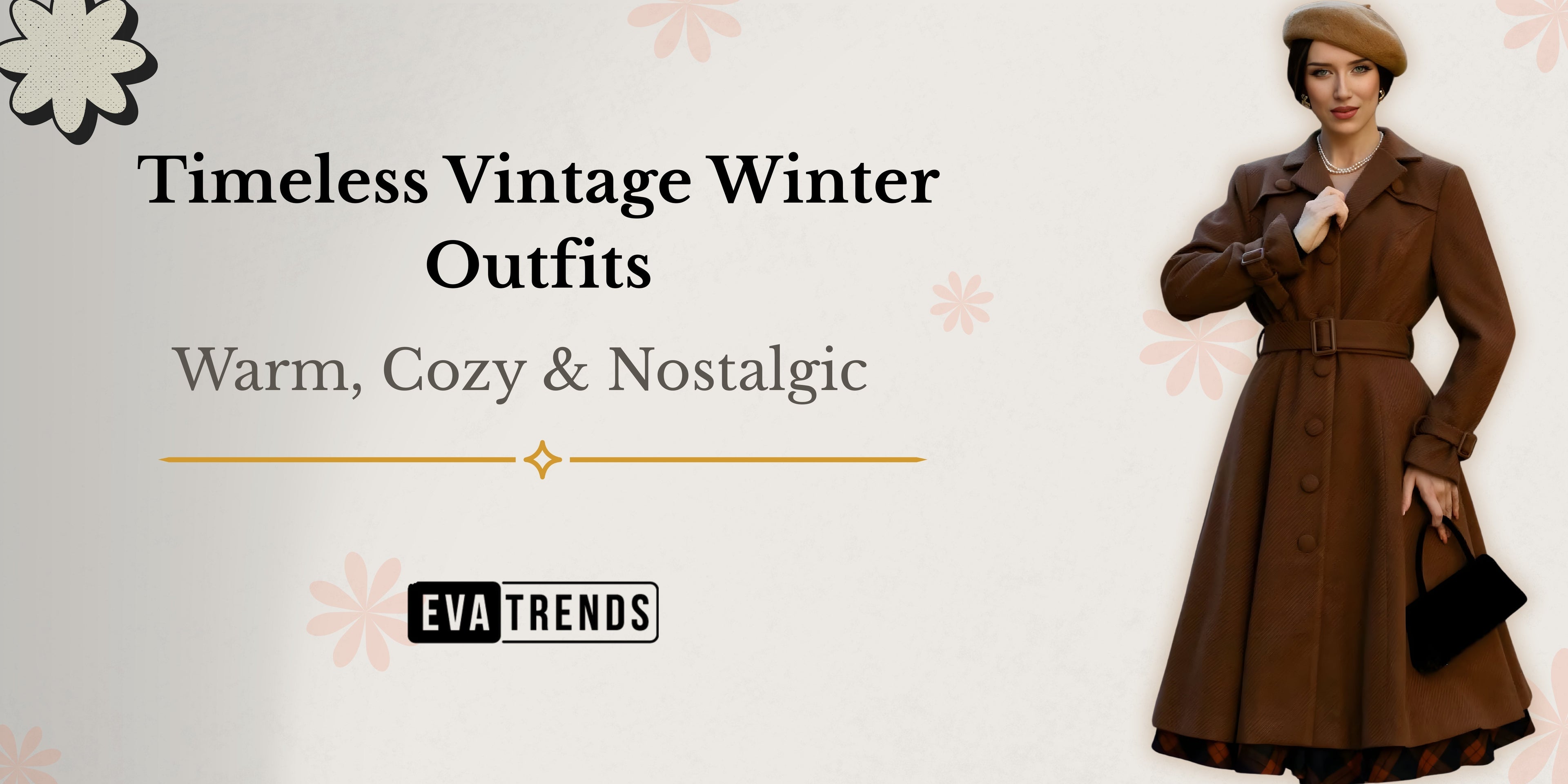 Timeless Vintage Winter Outfits: Warm, Cozy & Nostalgic