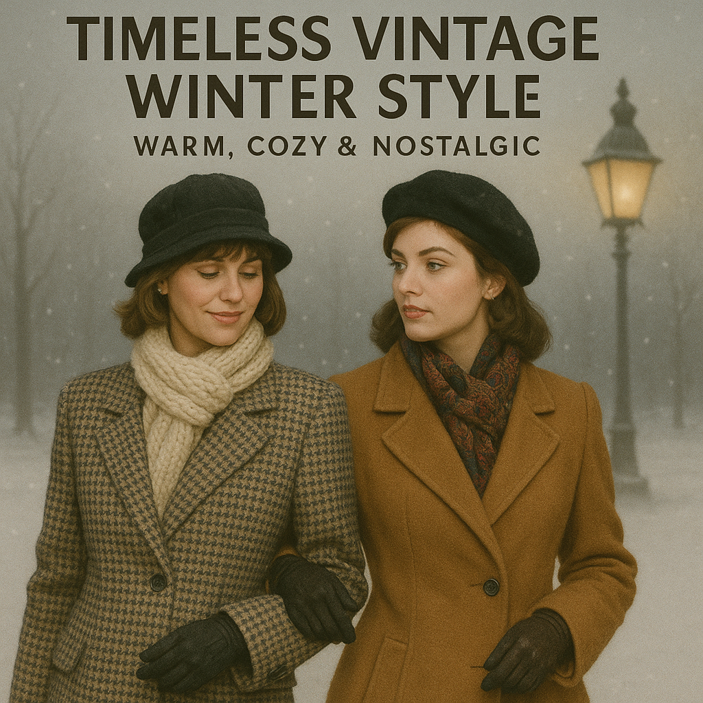Timeless Vintage Winter Outfits: Warm, Cozy & Nostalgic